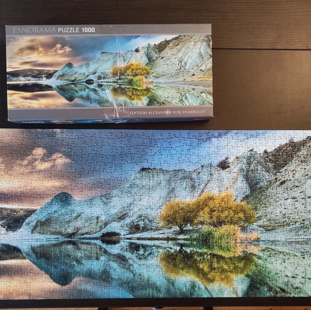 Blue Lake Panorama Heye Puzzle 1000 pieces